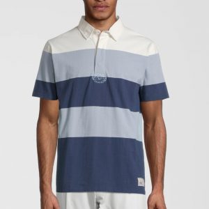 Rupert and Buckley, Mens, Polo, Polo Shirt, T shirt, Cotton, Rugby, Striped